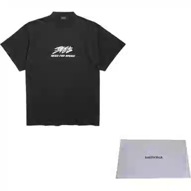 Balenciaga x Need for Speed SS24 Black T-Shirt