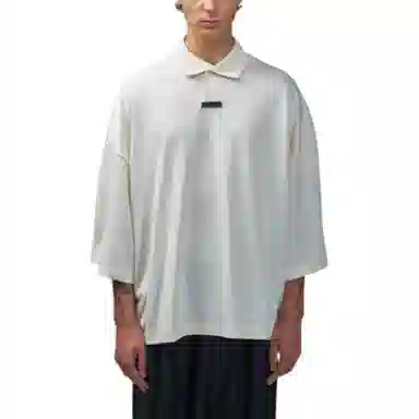 Fear of God Essentials Pique Polo Ivory