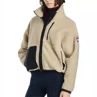 Canada Goose Simcoe Zip Up Sweater Kind High Pile Fleece Logo