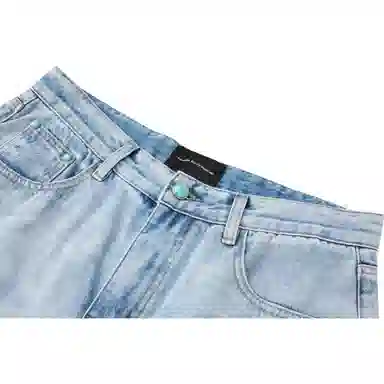 MADE EXTREME Vintage Washed Straight Jeans