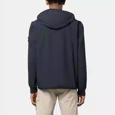 Stone Island SS23 Hooded Jacket Navy