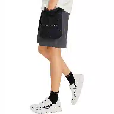 中国李宁 星罗棋布 大口袋宽松休闲运动短裤 男款 地表灰