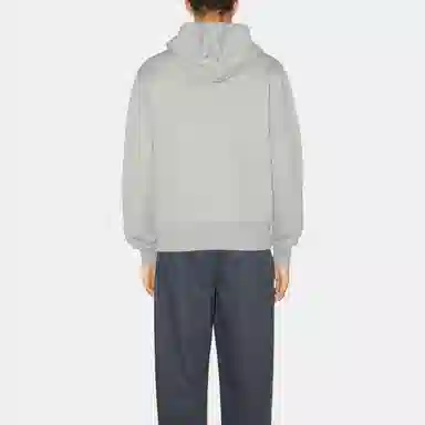 Acne Studios Drawstring Hoodie Light Grey