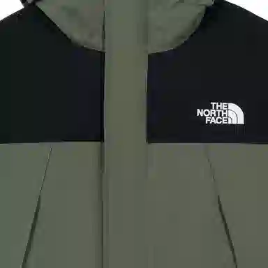 The North Face SS23 Logo Windbreaker Jacket Green