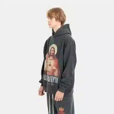 False Perception Peace Dove Hoodie Black