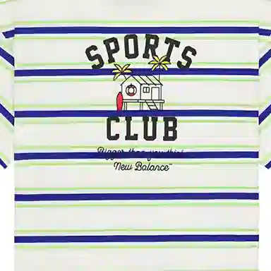 New Balance T-Shirt Striped Cotton Kids