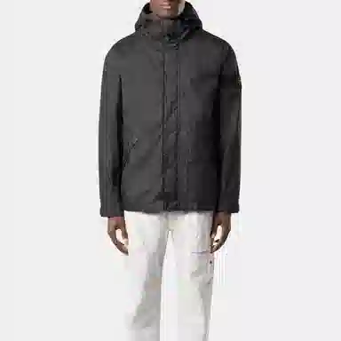 Stone Island Hoodie Jacket Black