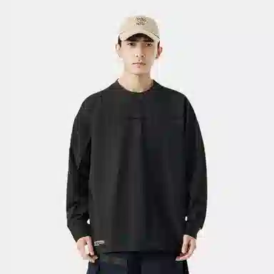 PEACEBIRD MEN Eye-C Collaboration Sweatshirt Black