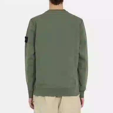 Stone Island SS24 Crewneck Sweatshirt Moss Green