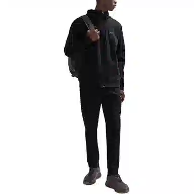 HUGO BOSS Cotton-Blend Zip-Up Hoodie With Hd Logo Print