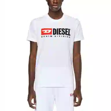 Diesel SS23 Logo Print T-Shirt White