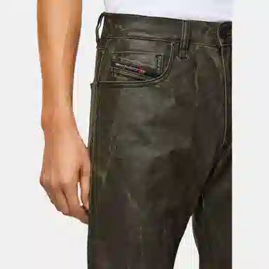 DIESEL SS24 Slim Fit Black Jeans