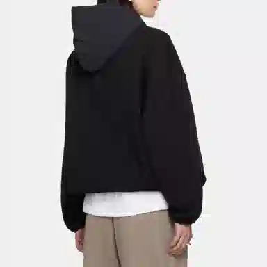 Fear of God Essentials SS24 Nylon Fleece Hoodie Black