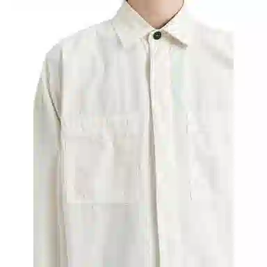 Stone Island Long Sleeve Shirt White