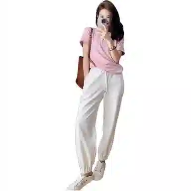 美洋 显瘦百搭九分休闲裤 女款