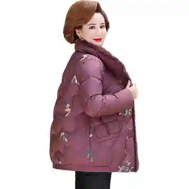 鸭鸭 时尚气质纯色羽绒服 女款