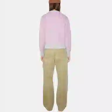 Acne Studios Face Wool Knit Pink