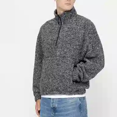 Stussy Wool Blend Sherpa Mock Neck