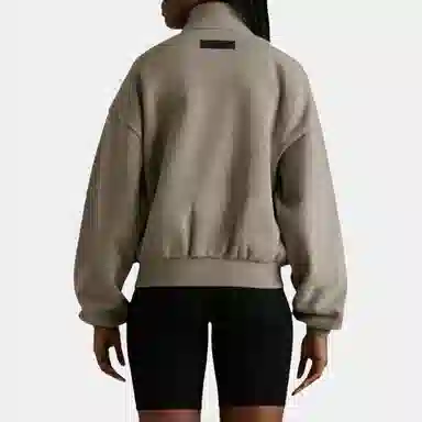 Fear of God Essentials SS24 Zip Up Jacket Heather Grey