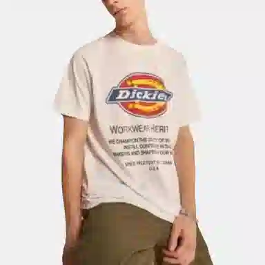 Dickies SS20 Logo Cotton T-Shirt White