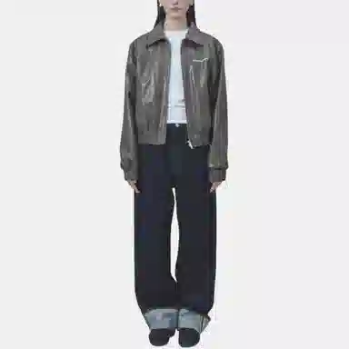 RestRecreation FW25 FAUX LEATHER BLOUSON