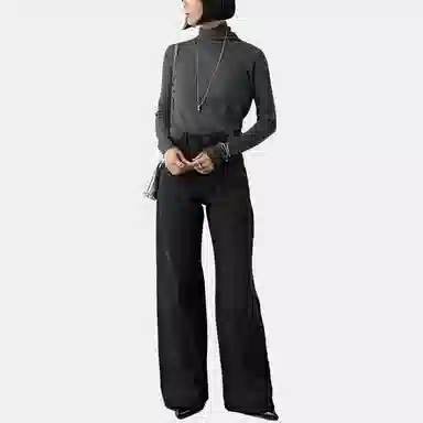 Maison Margiela Wide Leg High Waist Jeans