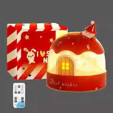 益米 圣诞小夜灯投影星空灯 半睡灯氛围感 可爱创意多主题可换 玩具 送男女生朋友