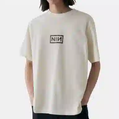 H&M Casual Loose Vintage Breathable Crew Neck T-Shirt Men