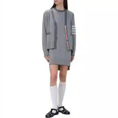 THOM BROWNE Cotton Cardigan