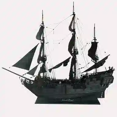 萌吉码 黑珍珠号 其他拼装模型