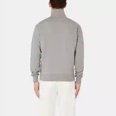 AMIPARIS FW21 Logo Zip Sweatshirt Grey