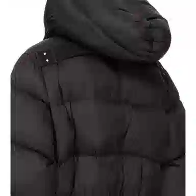 RICK OWENS RO Zip Hoodie Down Jacket Women