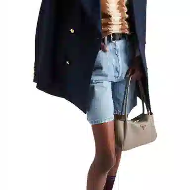 Prada Denim Shorts Light Blue