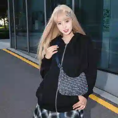 Elle Active Denim Blue Crossbody Bag