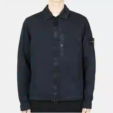 Stone Island Logo Zip Shirt