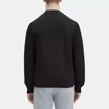 Fred Perry Logo Zip Jacket Black