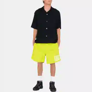 Stussy Logo Print Shorts Red