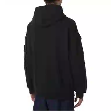 Stone Island Hoodie Jacket Black