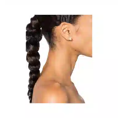 SAINT LAURENT YSL Logo Pearl Earrings