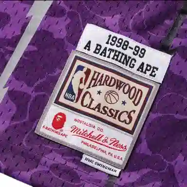 A BATHING APE Bape Raptors Camo Basketball Tanktop