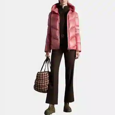 Moncler FW22 Quilted Down Jacket Pink