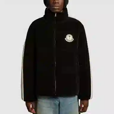 Moncler x Palm Angels FW23 Corduroy Down Jacket Black