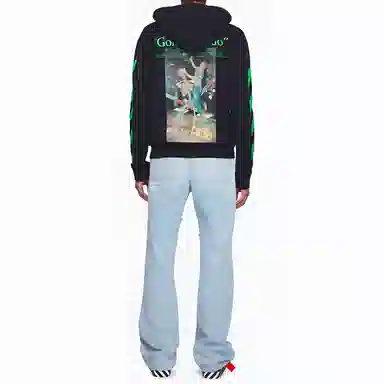 OFF-WHITE SS20 Graphic Print Hoodie