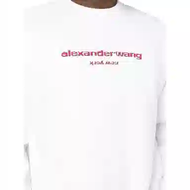 Alexander Wang SS22 White Sweatshirt