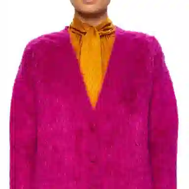 Saint Laurent Cardigan Purple