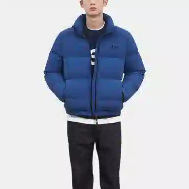 Lee Logo Hooded Down Jacket