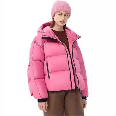 波司登 休闲连帽拉链加厚羽绒服 女款