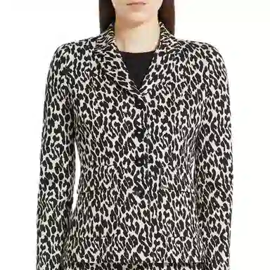 MaxMara Leopard Jacquard Jacket