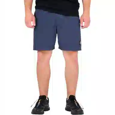 Stone Island Logo Elastic Waist Shorts Blue