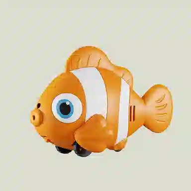 益米 电动小丑鱼 自动避障 益智早教 幼儿学爬玩具